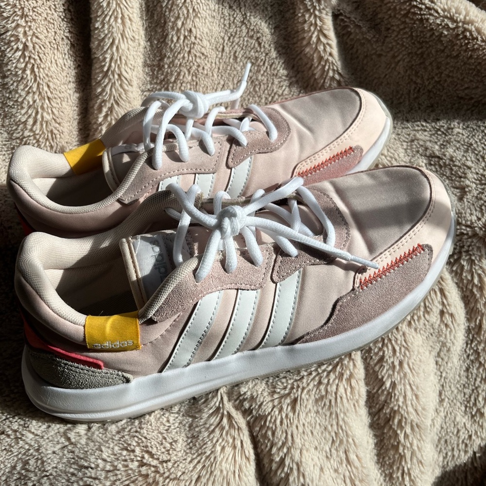Adidas Light Pink and White Shoes - Picture 13 of 14